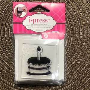 I-Press Clear Stamp Set - Cake, Cupcake, Life Is Sweet